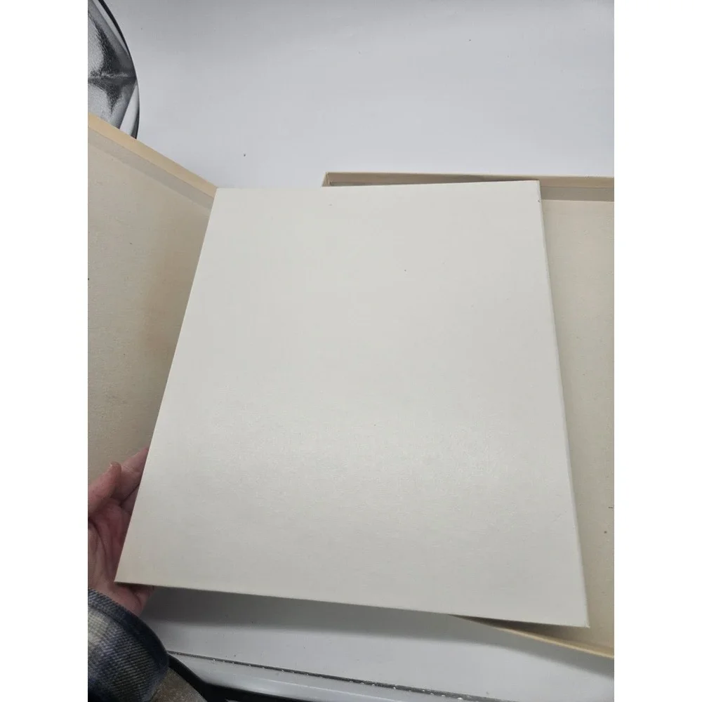 vintage 1973 Hallmark Bouquet Memory Mount Photo Album In Box